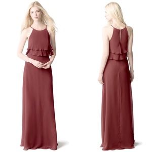 Jenny Yoo Cinnamon Rose Charlie Chiffon Dress